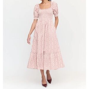 Hill House Louisa Nap Dress - Pink Emma Stripe